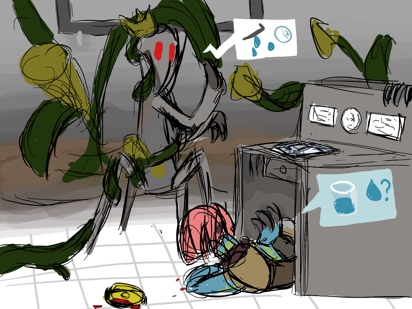 A casual request, and a casual response.